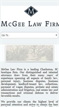Mobile Screenshot of mcgee-lawfirm.com